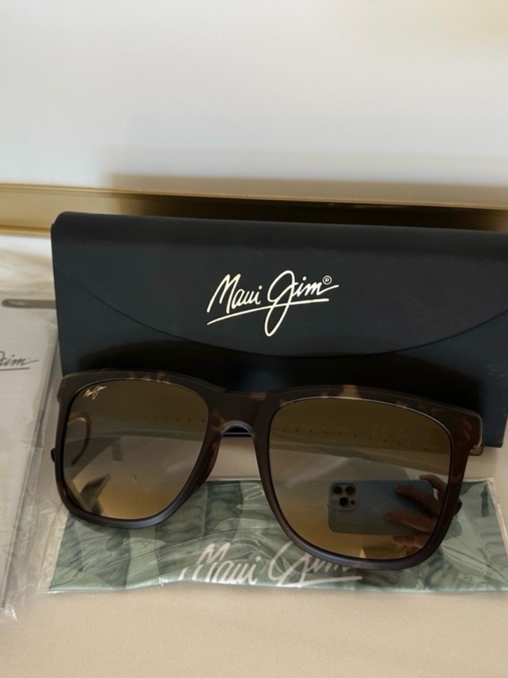 Maui Jim Pehu tortoise sunglasses NWT